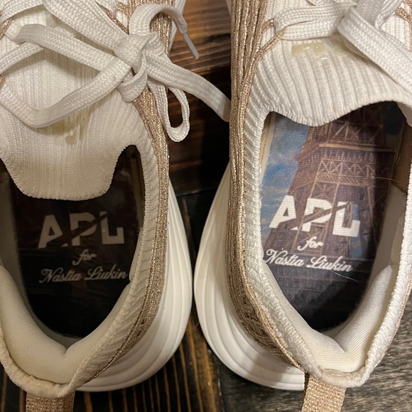 APL X Nastia Liuken TechLoom Zipline Sneakers - Champagne Metallic - Picture 8 of 16